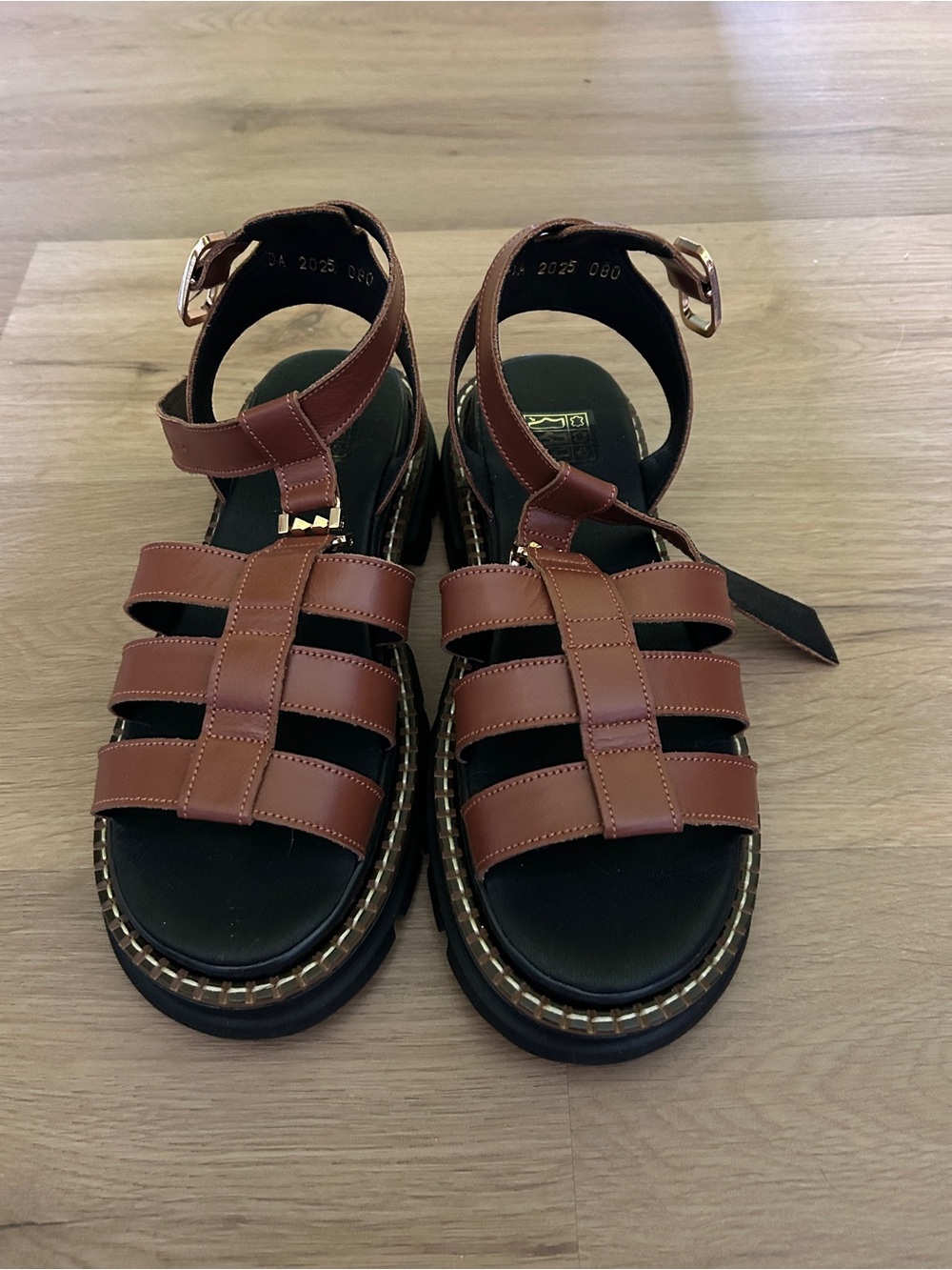 leather gladiator sandals